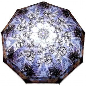 Необычный атласный женский зонт, Umbrellas, автомат, арт.530-3